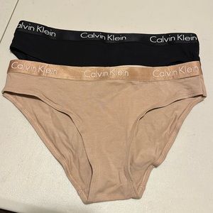 Calvin Klein two set panties size medium NWOT